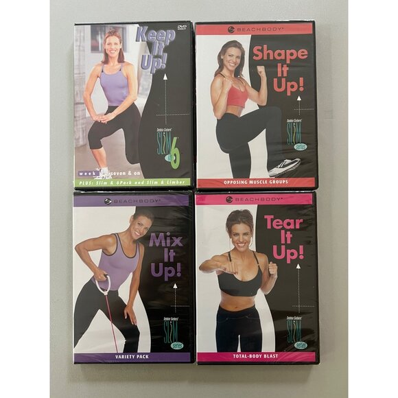 Beachbody Keep It Up Debbie Siebers Slim in 6 Series DVDs Shape Keep Mix Tear - Picture 1 of 6